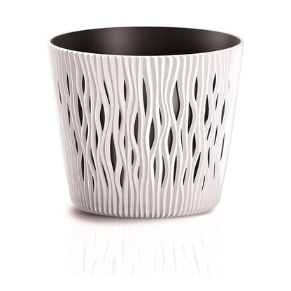 Vaso Duna com inserto branco D13x11