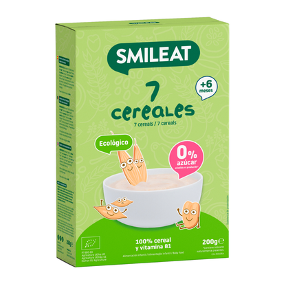 Papa de Cereais Smileat Eco 7 200 g