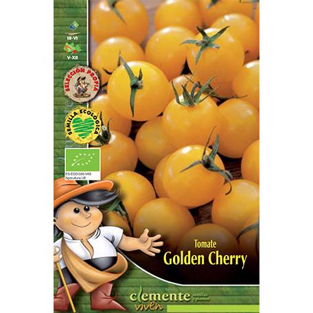 Sementes biológicas de tomate cereja dourado