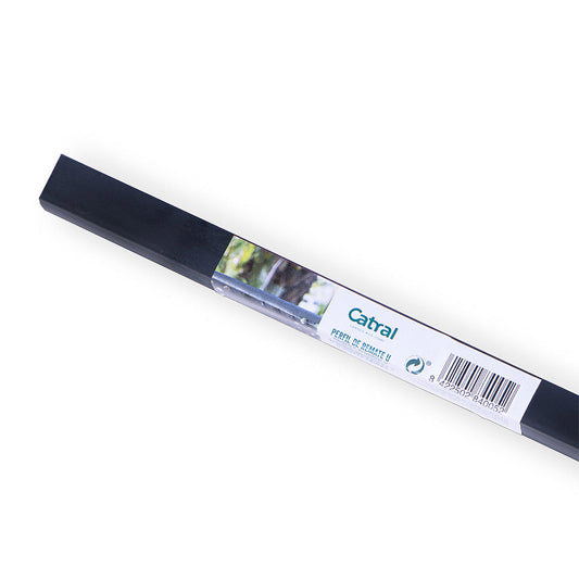 Perfil Remate Plastico U 2.12 M. Antracita Nortene_0
