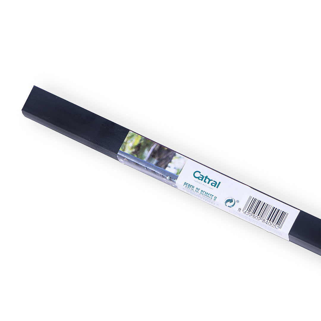 Perfil Remate Plastico U 2.06 M Antracita Nortene_0