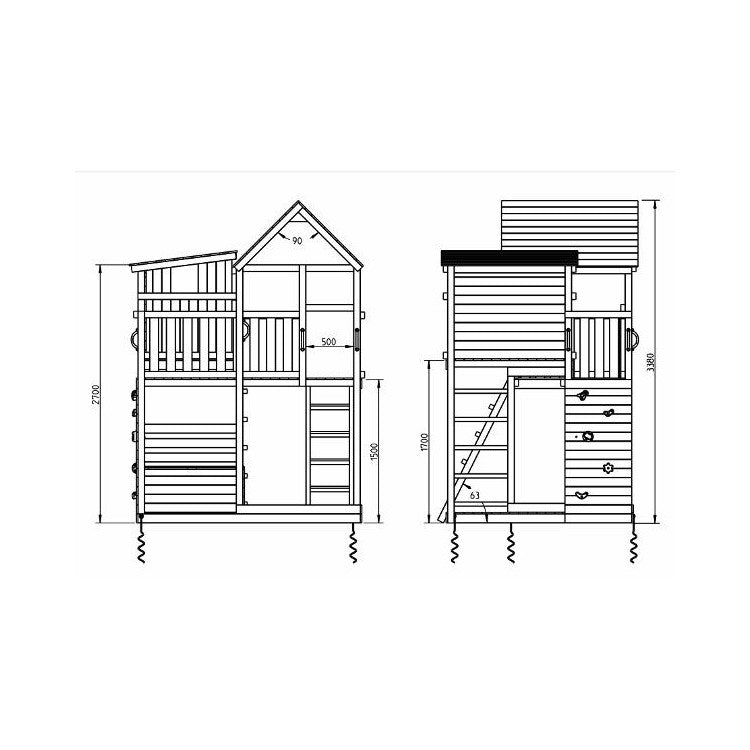 Parque Infantil Masgames Palazzo Xl Con Challenger._2