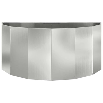 Jardinera Plateado 120 X 60 X 50 Cm Acero Galvanizado_4