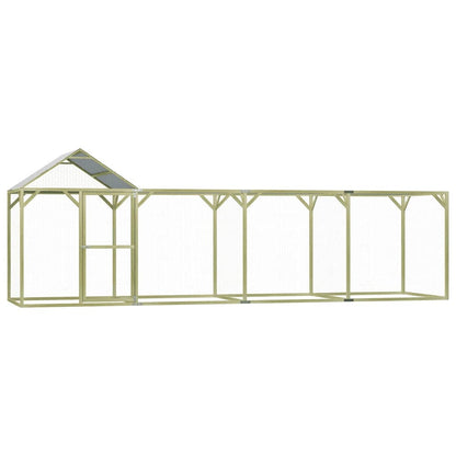 Vidaxl Jaula Gallinero Madera Impregnada De Pino 6x1,5x2 M_0