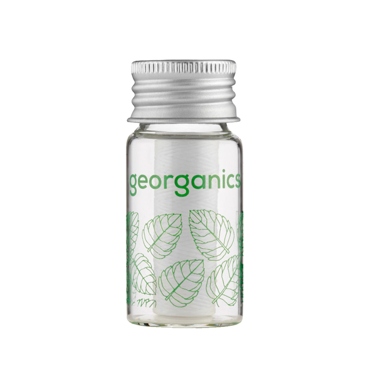 Fio dentário vegan reciclável - Hortelã-pimenta, Georganics 50m