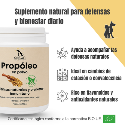 Propóleo ECO para perros y gatos – Defensas naturales – 100 g_1