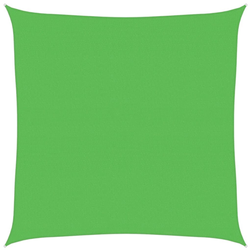 Vidaxl Toldo De Vela Hdpe Verde Claro 160 G/m² 6x6 M_0