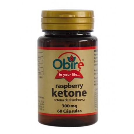 Cetona de Framboesa 300 mg Obire, 60 cápsulas