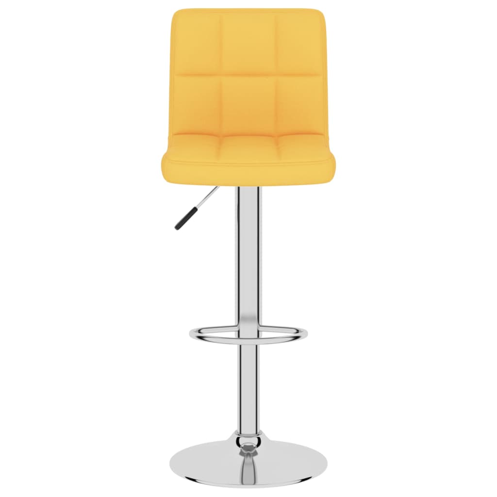 Taburete De Cocina De Tela Amarillo Mostaza_1