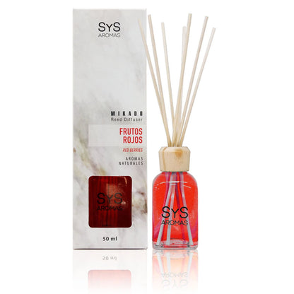 Ambientador Mikado Frutos Rojos 50 ml | Aroma Dulce y Afrutado | Fragancia Intensa | Ambiente Acogedor_0