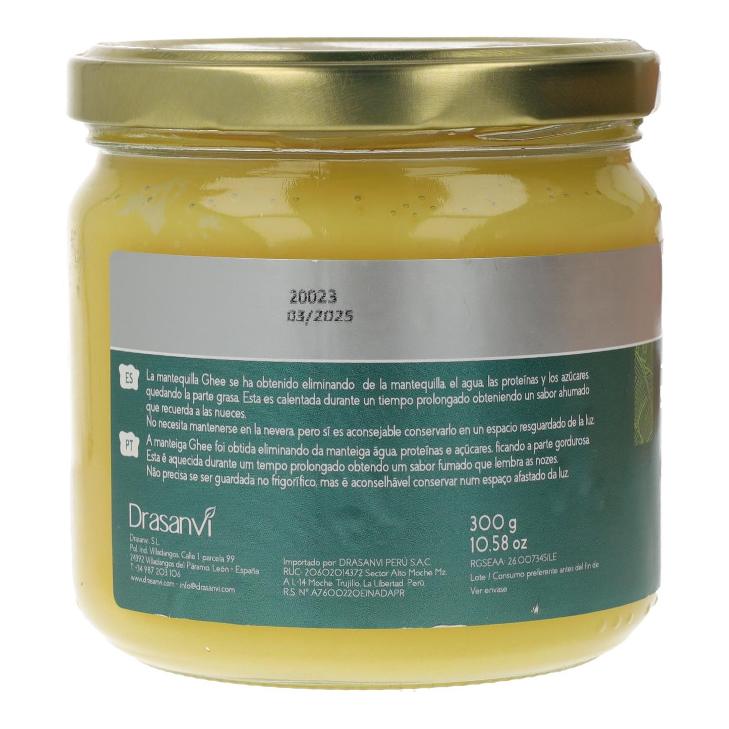 Manteiga Ghee Bio Keto Drasanvi 300 g