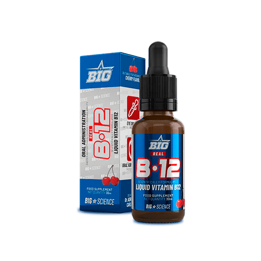 Real B12 (vitamina B12 Liquida) - 30ml - Cereza - Vitamina B - Big_0