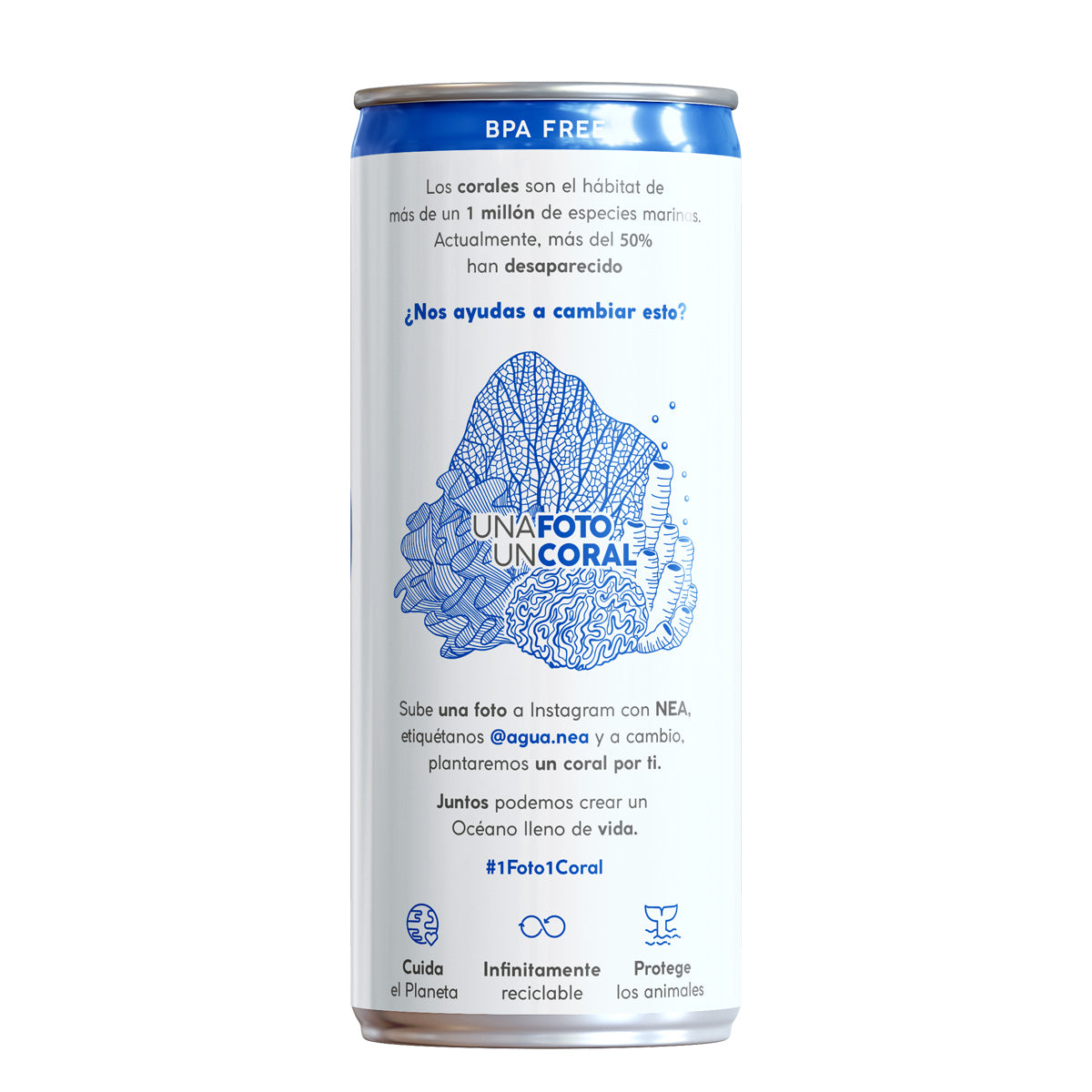 Água Mineral Natural NEA em Lata 330 ml