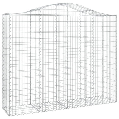 Cestas De Gaviones 3 Uds Forma De Arco Hierro 200x50x160/180 Cm_2