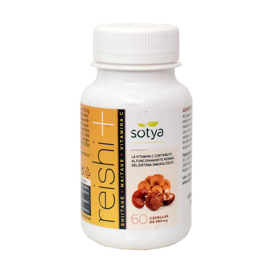 Reishi Maitake Shiitake 60 cápsulas. Sotya