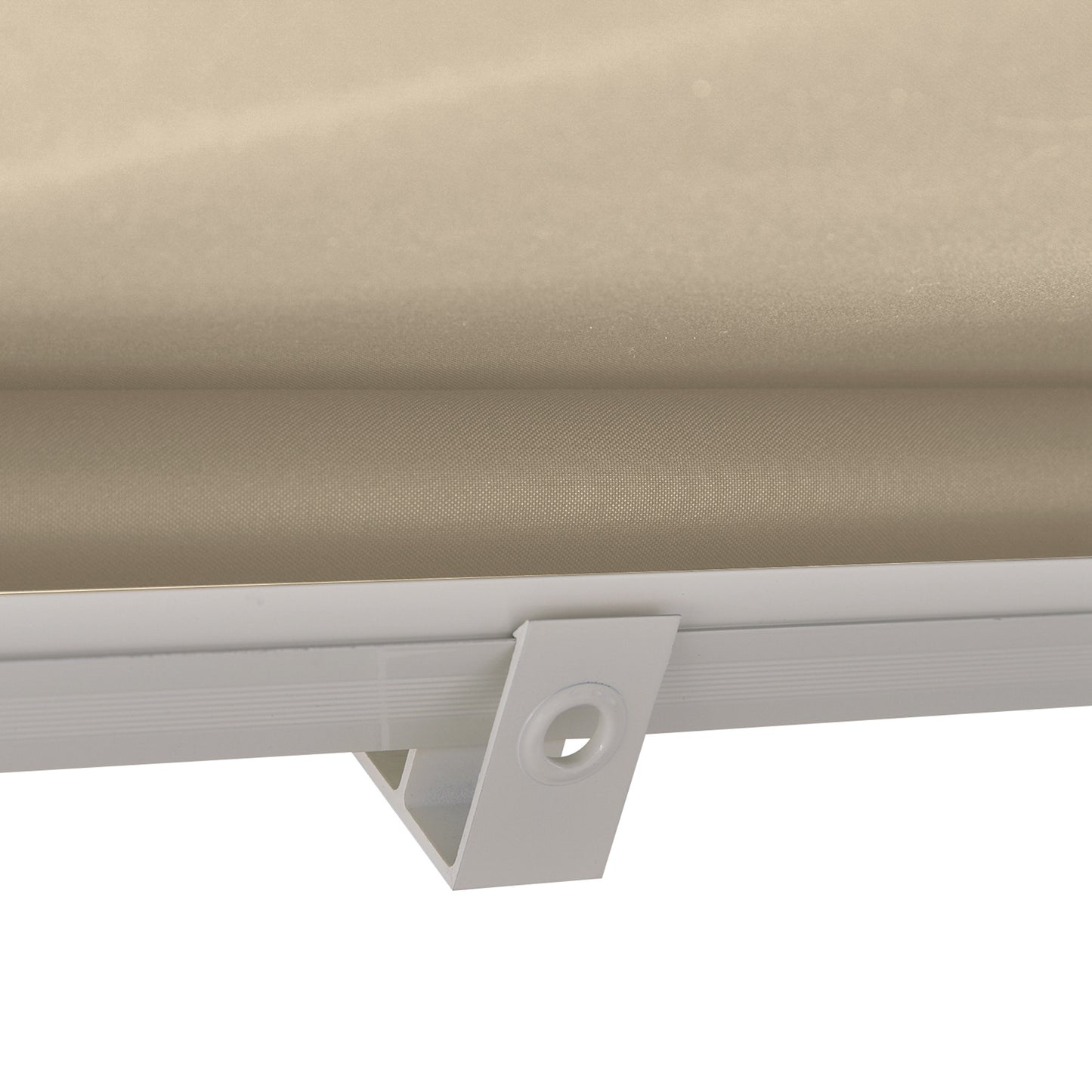 Outsunny Toldo Para Ventana Manual Con Marco De Aluminio 180x70 Cm Beige_3