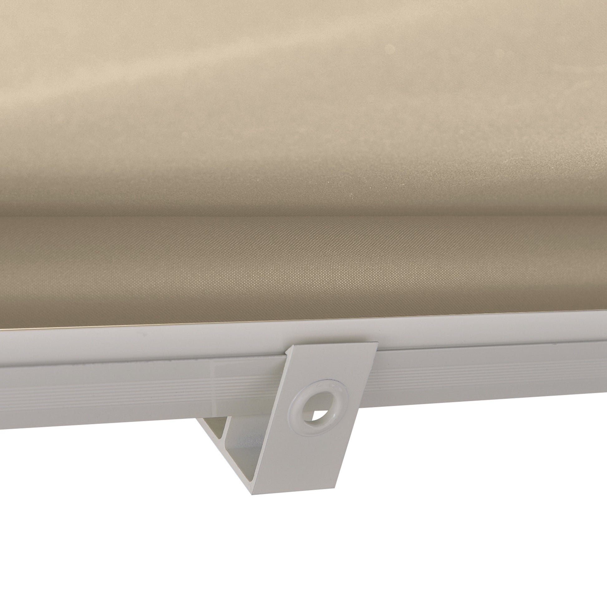 Outsunny Toldo Para Ventana Manual Con Marco De Aluminio 180x70 Cm Beige_3