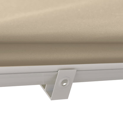 Outsunny Toldo Para Ventana Manual Con Marco De Aluminio 180x70 Cm Beige_3