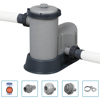 Bestway Conjunto De Piscina Ovalada Power Steel 488x305x107 Cm_2