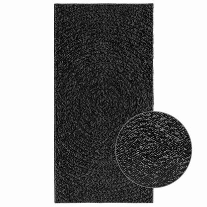 Vidaxl Alfombra Zizur Apariencia Yute Interior Exterior Antracita_0