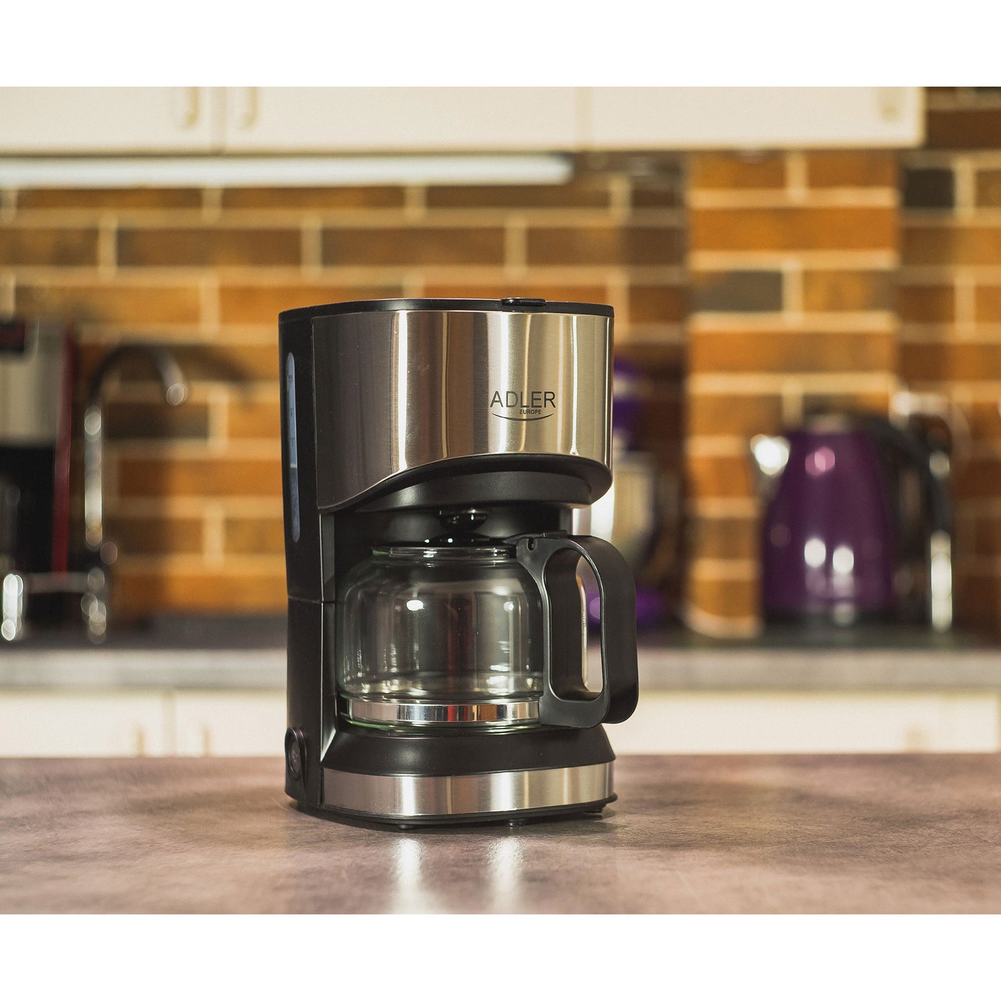 Cafetera Eléctrica De Goteo 6 Tazas 0,7 L, Filtro Extraíble, Antigoteo, Mantiene Café Caliente Adler Ad4407 Negro/plata_1