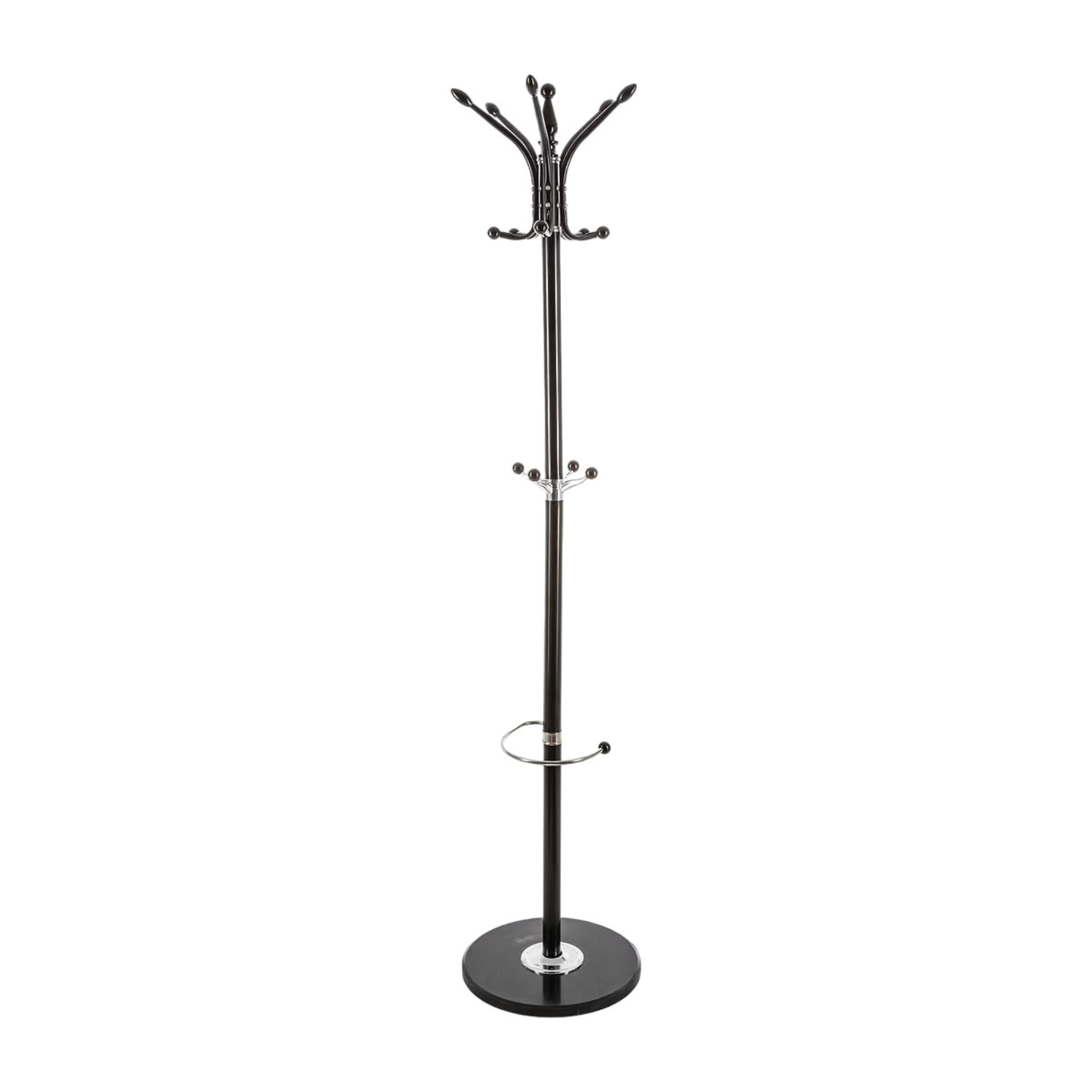 Well Home Perchero De Metal Y Para Paraguas Con 10 Perchas H.182cm_0