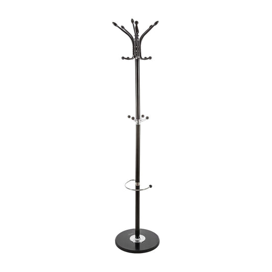 Well Home Perchero De Metal Y Para Paraguas Con 10 Perchas H.182cm_0