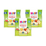 Pack de 3 bolinhos de arroz com maçã sem glúten biológico para bebé de +8 meses HiPP 30g