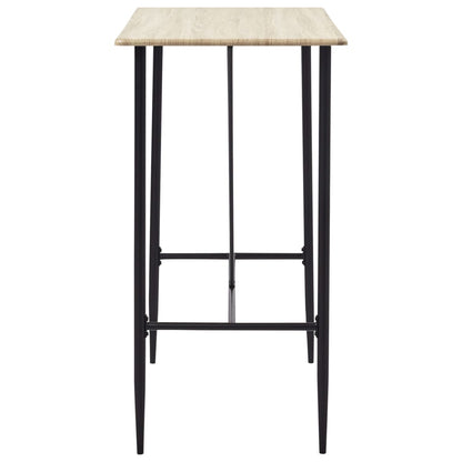 Mesa Alta De Cocina Mdf Color Roble 120x60x110 Cm_1