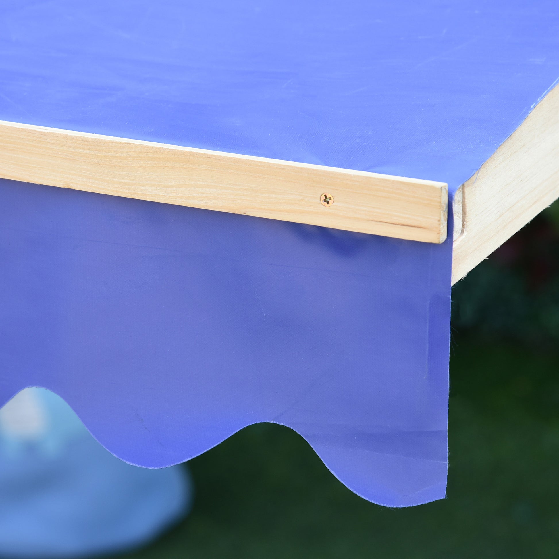 Outsunny Arenero De Madera Para Niños Con Techo Ajustable 120x120x120cm_3