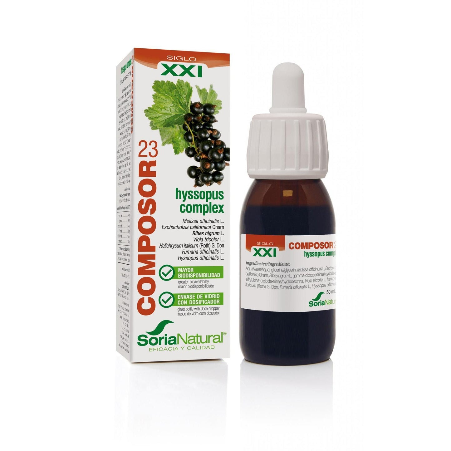 Composor 23 Complexo Hyssopus Soria Natural, 50 ml