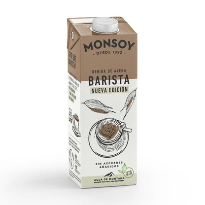 Pack de 6 Bebidas de Aveia Barista ECO Monsoy 1 L