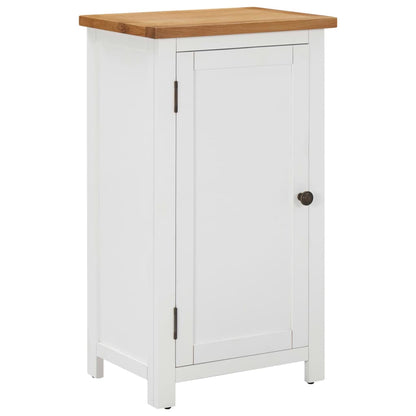 Aparador De Madera De Roble Maciza 45x32x85 Cm_0