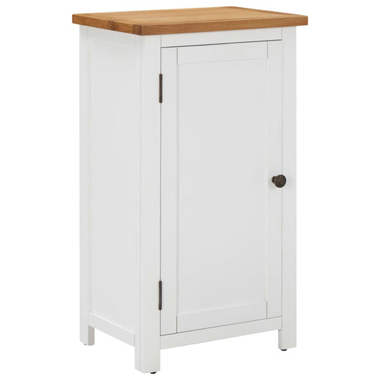 Aparador De Madera De Roble Maciza 45x32x85 Cm_0