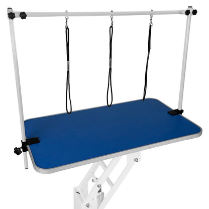 Mesa De Aseo Hidráulica Blanca - Superficie Azul_4
