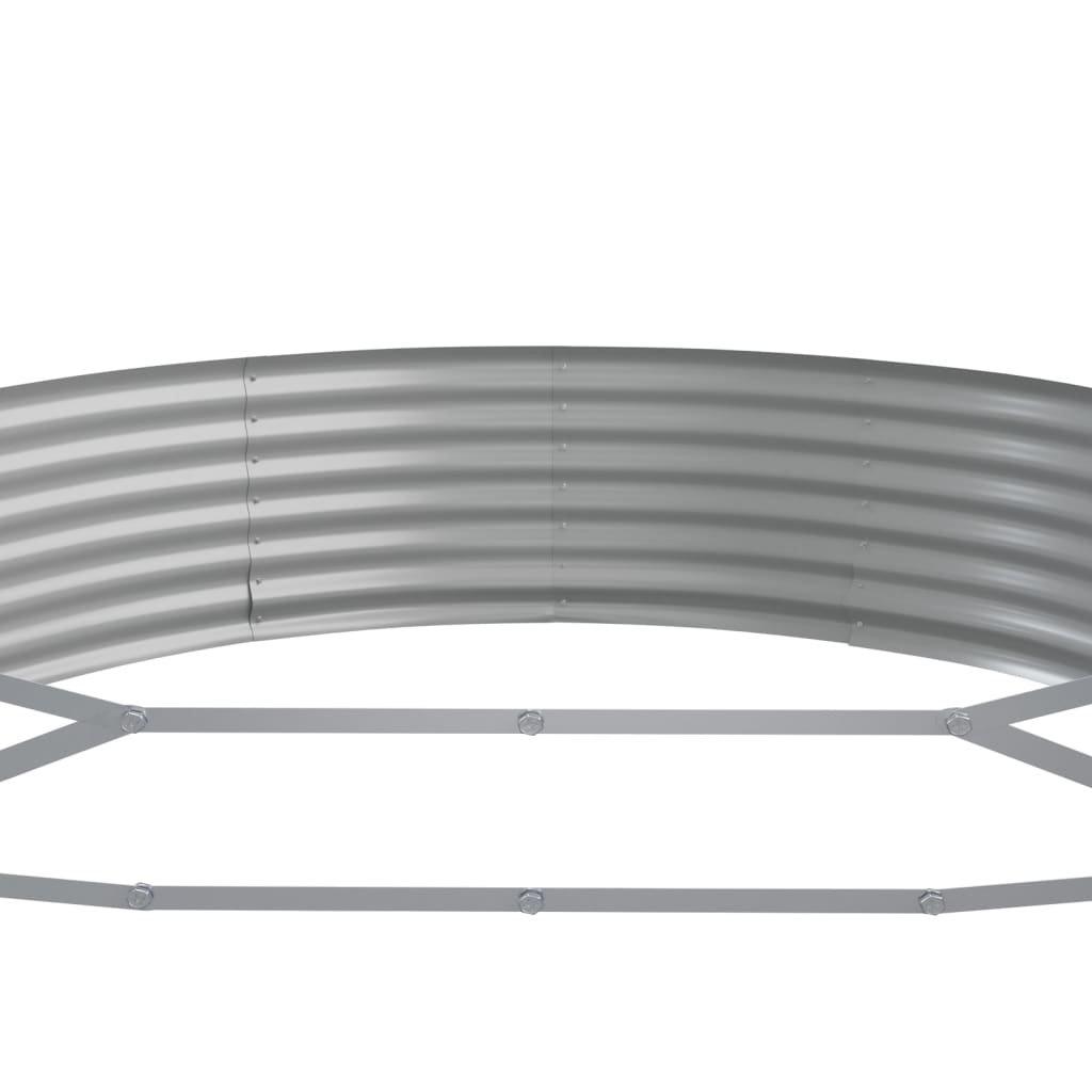 Jardinera Arriate Acero Galvanizado Gris 296x140x36cm_4