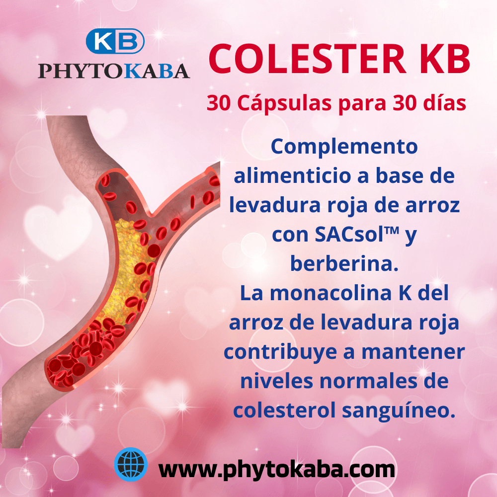 Colester Kb 30 Cápsulas Con Levadura De Arroz Rojo