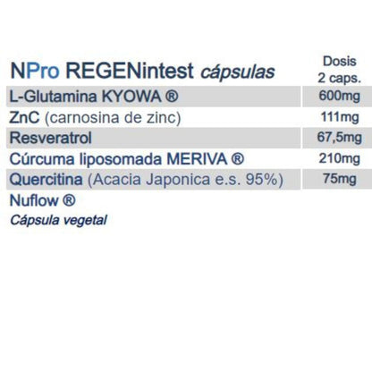 REGENintest NPro 60 cápsulas