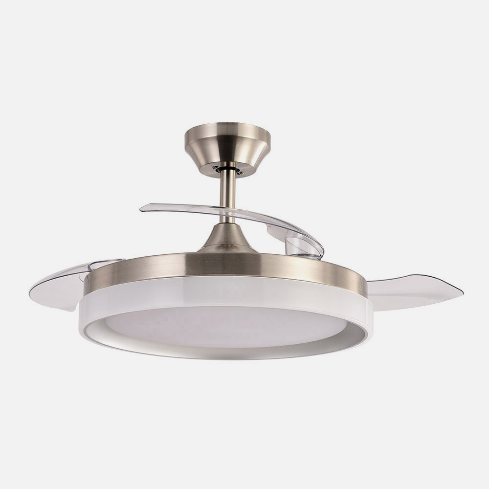 Ventilador Dc Zenit Niquel 72w 3aspas Despegables 107d 7200lm 6vel 3000k,4500k,6000k, Remoto+temporizador+memoria_2
