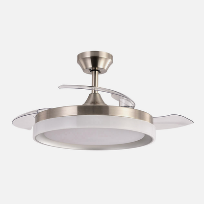Ventilador Dc Zenit Niquel 72w 3aspas Despegables 107d 7200lm 6vel 3000k,4500k,6000k, Remoto+temporizador+memoria_2