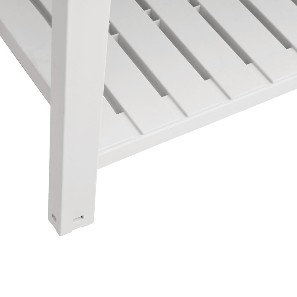 Jardinera Alta Polipropileno Blanco 110x45x79 Cm_5