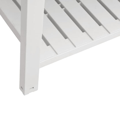 Jardinera Alta Polipropileno Blanco 110x45x79 Cm_5