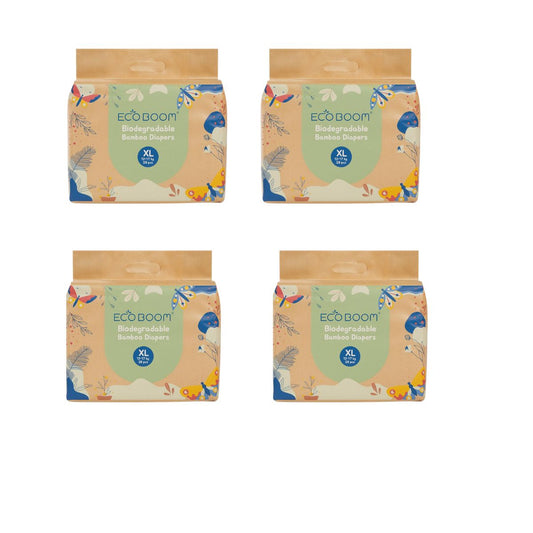 Fralda Eco Boom Bamboo Eco Tamanho 5/XL (12-17 Kg) 112 unidades