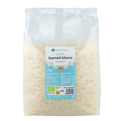 Arroz Basmati Branco Biológico Planeta Huerto 2,5 kg 
