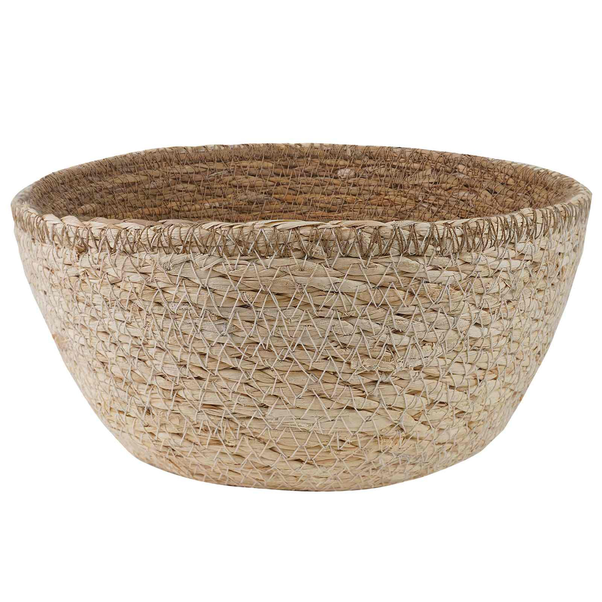 Maceta Con Asas 2 Uds. Blanco Ø 22 X 20 Cm 100% Hierba Marina_2
