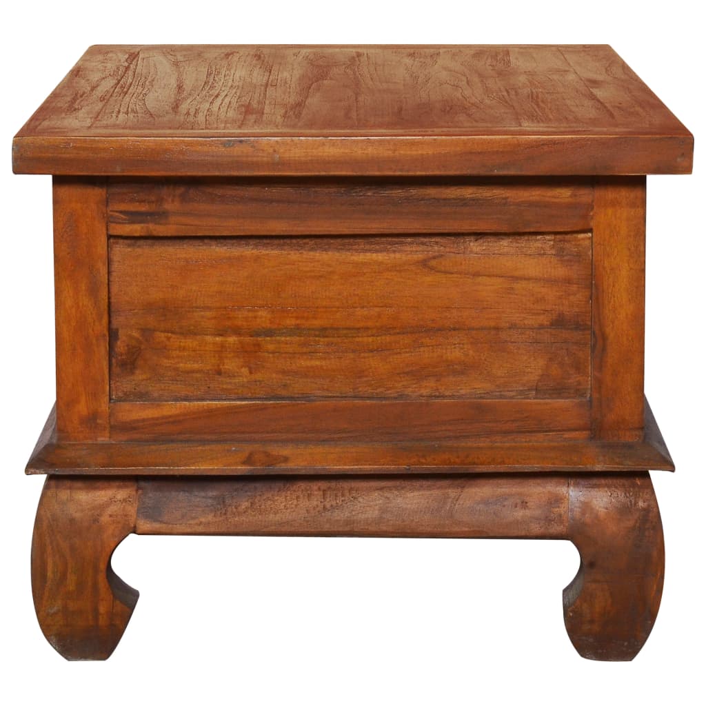 Mesa De Centro De Madera Maciza De Teca 80x50x40 Cm_2