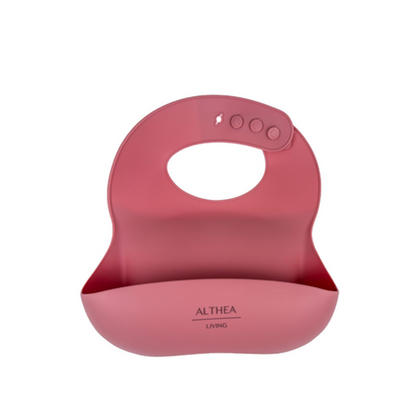 Baberos Impermeables - 2 Piezas - Beige / Rosa Profundo._2