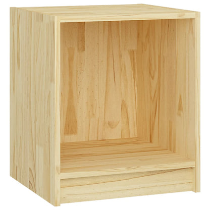 Mesitas De Noche 2 Uds Madera Maciza De Pino 35,5x33,5x41,5 Cm_4