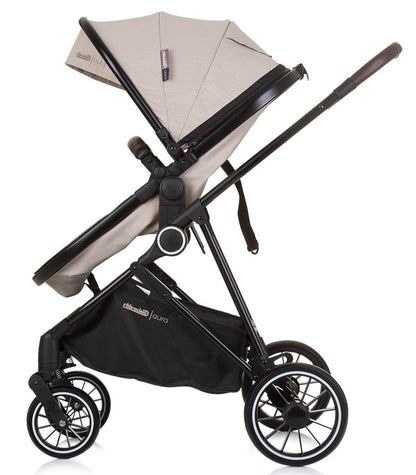 Carrito De Bebé Trio Convertible Aura Hasta 22 Kg Macadamia_2