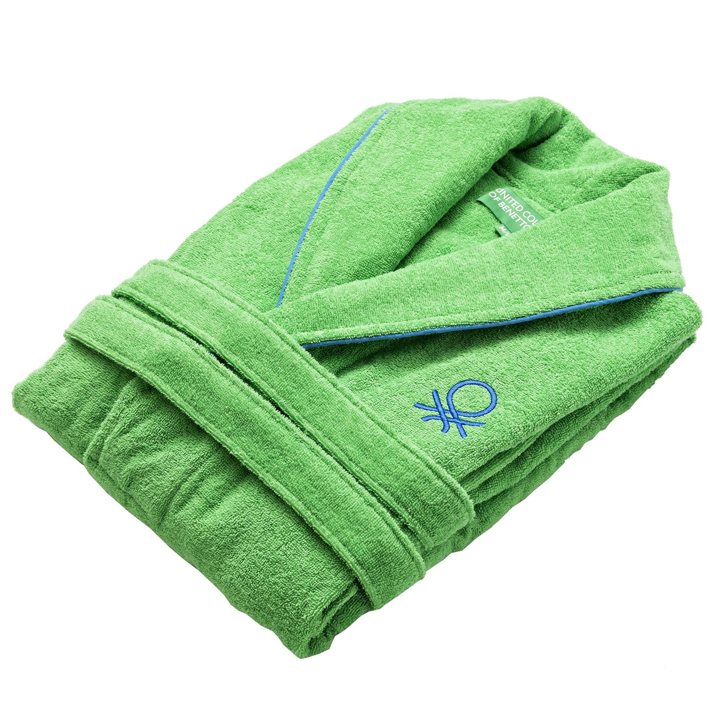 Albornoz M/l 360gsm 100% Algodón Verde Rainbow_1